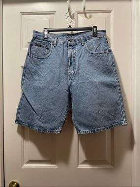 Vintage Calvin Klein Jeans Men's Light Blue Denim Shorts size 34